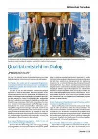 Qualität entsteht im Dialog