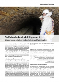 Gütesicherung zwischen Denkmalschutz und Funktionalität