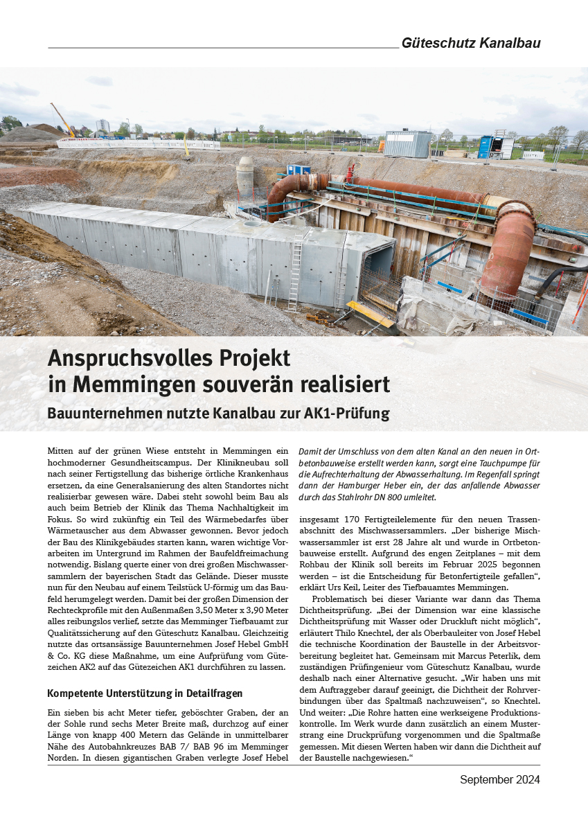 Anspruchsvolles Projekt in Memmingen souverän realisiert